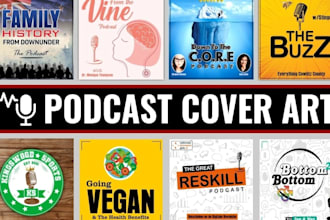 design podcast artwork, podcast design, podcast cover art
