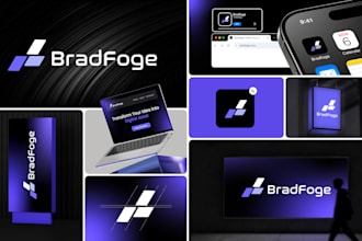 design corporate logo, visual identity, brandbook, and branding guidelines