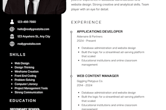 design a professional editable CV template using canva