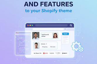add custom sections and features expert shopify developer