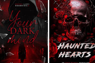 do romance book cover, dark, fantasy, mafia, erotica, gay, scifi book cover