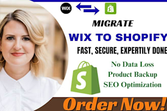 migrate transfer wix store to shopify website migration clone ecommerce store
