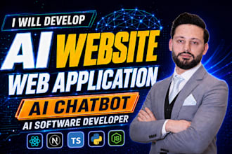 develop ai website, ai web application, ai chatbot, ai software developer