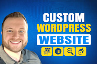 build your custom wordpress website and set up your domain