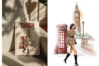 draw a fashion illustration