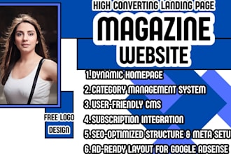 magazine website digital media design content website editorial website tech new
