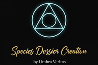 design detailed and immersive fantasy races for books, games or worlds