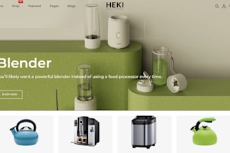 design home kitchen equipment shopify store kitchen appliances cookware website