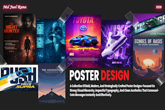 design professional print for flyer, brochure, poster