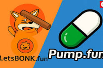 fork pump fun, virtualsio letsbonk on solana evm sui