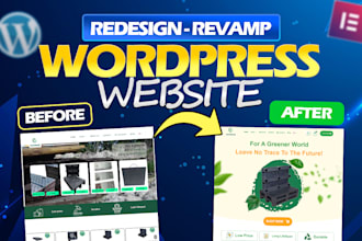 revamp, build, rebuild wordpress business website design