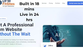 build fast ai landing pages for  businesses