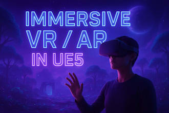 create unreal engine virtual reality VR or ar experience