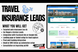 generate converting travel insurance leads student travel insurance leads funnel