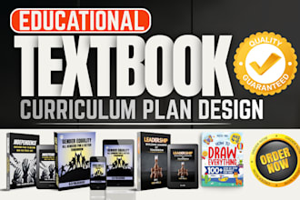redesign educational textbook workbook manuscript, curriculum lesson plan