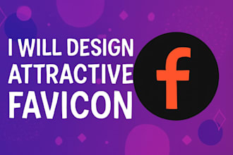 design attractive favicon and logo