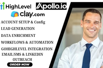 configure apollo clay com table, do gohighlevel apollo io workflows automation