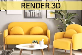 create high end 3d rendering architecture and interior design render