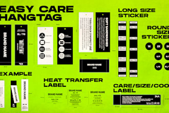 design modern clothing label collection