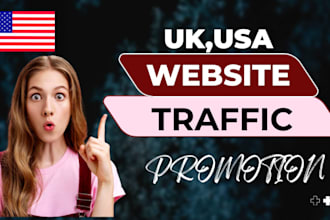 do organic USA,UK website traffic