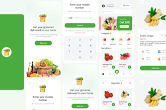 develop food delivery app, restaurant app, and online groceries app