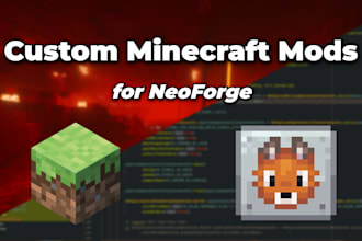 create custom minecraft mods using neoforge