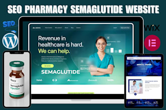 design pharmacy semaglutide weight loss ozempic glp1 website healthcare website