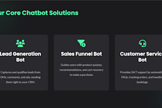 build a chatbot for instagram, whatsapp, or messenger