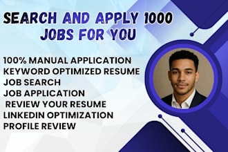 search and apply for 1000 jobs, job application, job search, job hunt