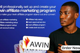 set up and create a valid awin affiliate marketing account