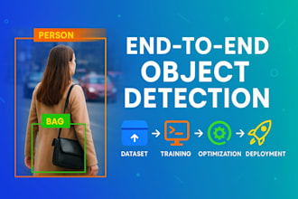 do end to end object detection service with full model setup