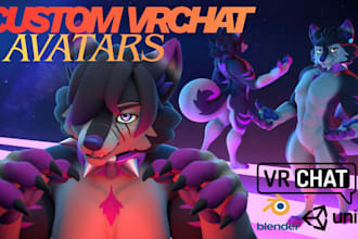 create a custom vrchat urry avatar with full body rig and unity setup