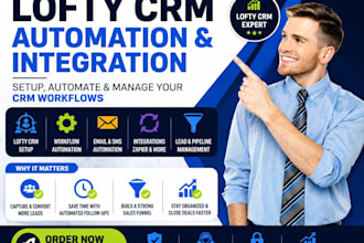 set up lofty CRM automation and integrations for real estate