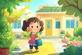 illustrate children book illustration