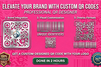 create professional qr code generator, custom qr code, barcode, business card
