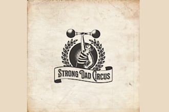 design vintage health wellness company logo