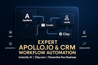 automate workflows and manage apollo io, instantly ai, clay com apollo expert