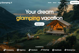 build squarespace tiny house rental website vacation rental glamping website