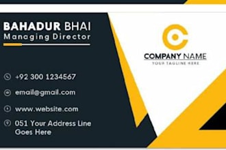do creative andf unique business card design
