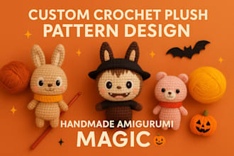 craft etsy shop plush toys dolls birthday gift soft handmade crochet pattern art