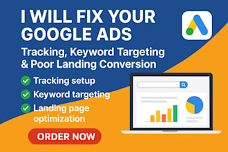 fix google ads tracking keywords and landing page issues for higher conversions