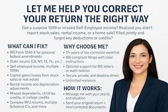 amend your federal and state tax returns accurately