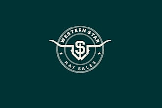 design western star brand logo