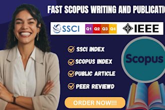 write publish academic text scholar paper q1 q2 scopus ssci isi ieee journal pr