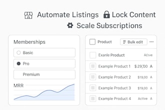 automate bulk listings and build a high converting membership site