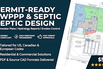 design professional swppp, septic design, and stormwater plans
