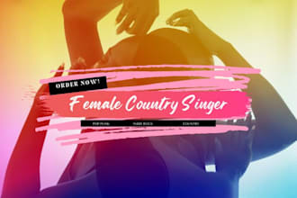 be your female country singer, pop song, female gospel singer female rnb singer