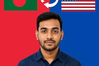 translate bangla to english and english to bangla professionally