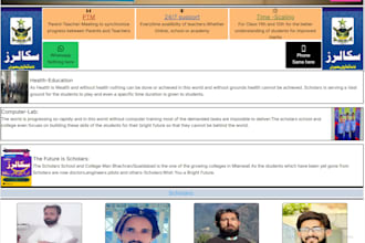 develop next js website