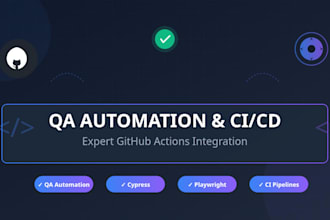 build automated testing framework with github actions workflow